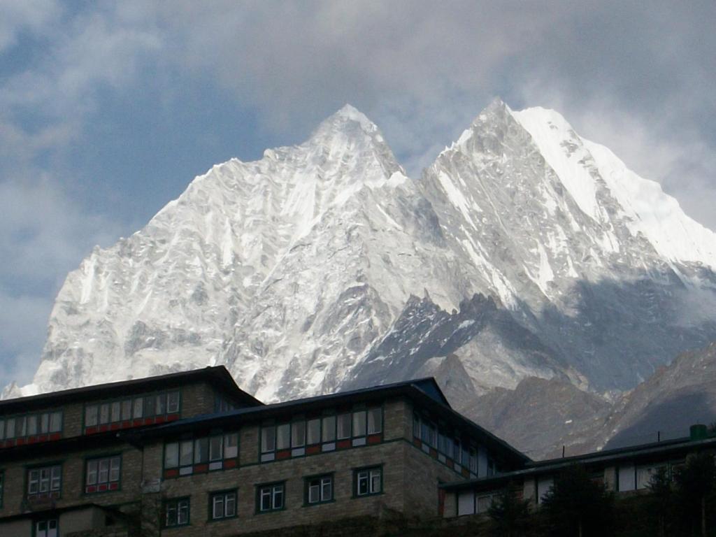 Panorama Lodge And Restaurant Nāmche Bāzār Exteriör bild